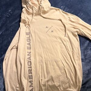 American Eagle Outfitters Tan Hoodie for Men.